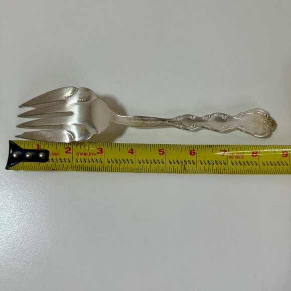 Vintage INTERLUDE International SilverPlate Fork/Scalloped Spoon Serving Set - Picture 16 of 16